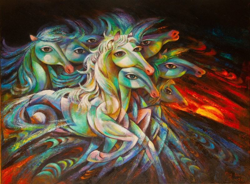 Going to Texas by artist Ping Irvin